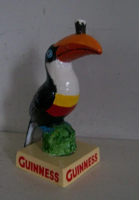 NICE CAST IRON GUINNESS ADVERTISING TOUCAN BAR RESTAURANT DISPLAY VINTAGE DESIGN - Image 1 of 4