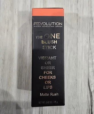 Revolution Makeup New Revolution The One Blush Stick Matte Rush NIB - Image 1 of 4