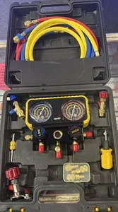 Orion Motor Tech R410a Gauges, AC Manifold Gauge Set for R22 R32 410A 134A Refri - Picture 1 of 4