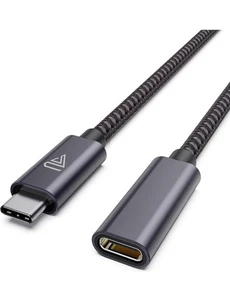 Cable de extensión USB tipo C corto (3,3 pies/1 M), 140 W PD carga rápida 10 Gbps EE. UU. (~) - Imagen 1 de 6