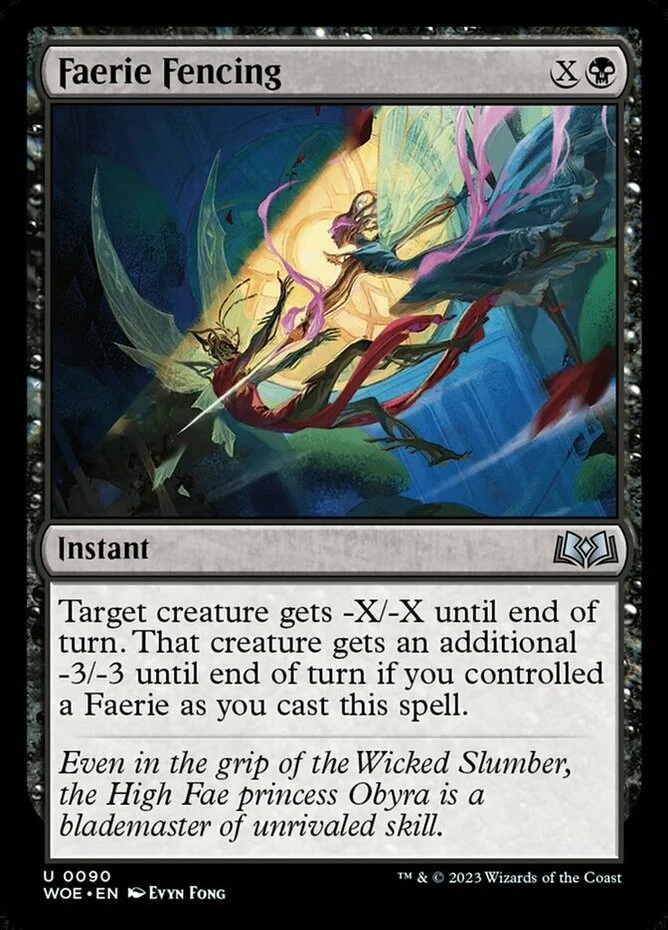 x1 Faerie Fencing - Wilds of Eldraine - NM - MTG - Image 1 of 1