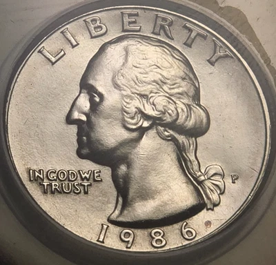 1986-P Washington Quarter ANACS GRADED MS66!!! - Image 1 of 4