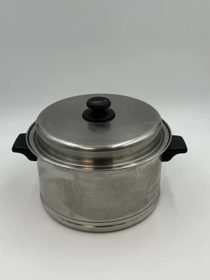 Lifetime 6 Qt. Stock Pot & Lid T304CC Heavy Duty Stainless Steel 5-Ply - Image 1 of 4