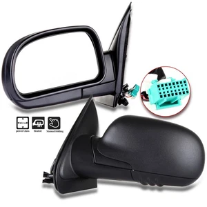 Left+Right Power Heated Side Mirrors For Envoy Bravada Trailblazer Rainer Pair - Picture 1 of 8