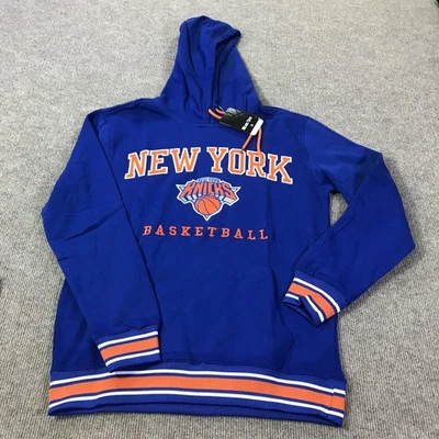 Sudadera con capucha polar New York Knicks para hombre mediana azul real NBA baloncesto Foto 1 de 4
