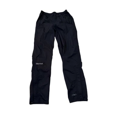 MARMOT Precip Rain Pants Black Packable Boys Girls Kids Youth Size Large - Image 1 of 4