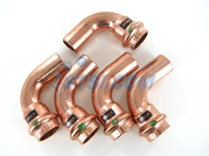 Viega 77347 ProPress 90 Grad Straßenbogen 1/2" 5er Pack ~ STSI - Bild 1 von 4