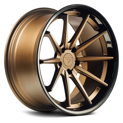 Ferrada FR4 Wheel 22x9 (30, 5x120.65, 74.1) Bronze Single Rim - Image 1 of 4