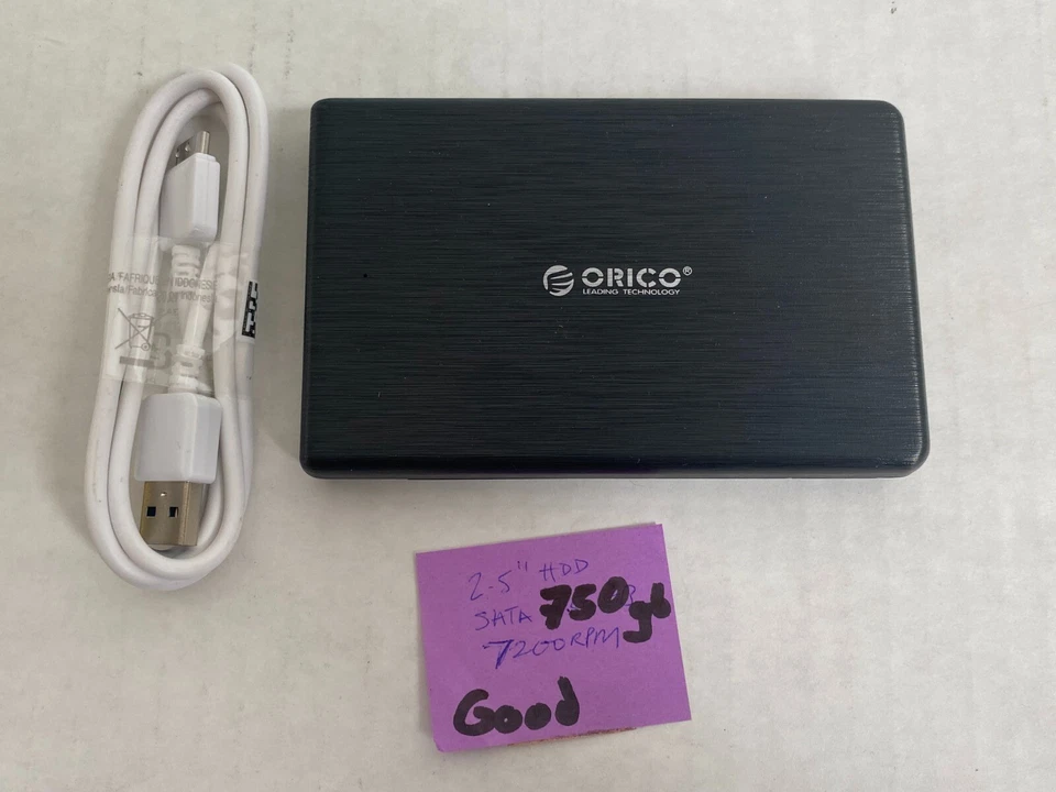 Seagate 750GB Momentus XT Serial ATA Hybrid ST750LX003 w/Orico Enclosure USB 3.0 - Image 1 of 4