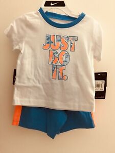 Nike Baby Boy Shirt & Shorts Set18 months coast 100% cotton