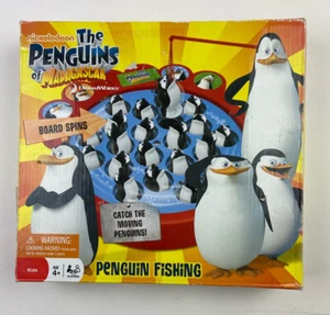 RARE The Penguins Of Madagascar Penguin Fishing Game Cardinal WORKS *Only 1 Pole - Picture 1 of 7