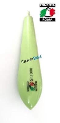 piombo pesca bolentino profondità blue deep plastificato fluo fonderia roma