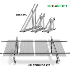 Solarpanel-Neigungshalterungen RV Flat Surface Mounting Set Einstellbar