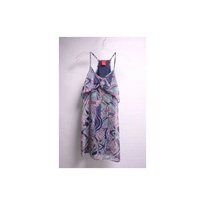 Vestido sin mangas ELLA MOSS NUEVO CON ETIQUETAS Azul Marino, Verde, Púrpura Estampado Correa de Espagueti Niñas Talla 12  Foto 1 de 4