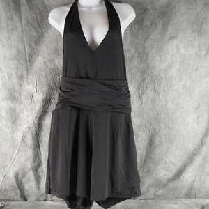 NWT Guess Black Solid Romper shorts skorts SW52D29K3UW  Junior's Size XL  S1E1 - Picture 1 of 2