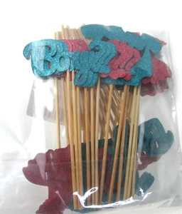 32pcs gender reveal cupcake topper gender reveal party girl or boy reveal party - Picture 1 of 2