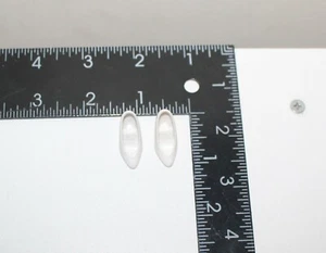 Barbie VINTAGE anni 80 SKINNY HEEL classiche superstar epoca POMMPS SCARPE BIANCO-TAIWAN - Foto 1 di 7