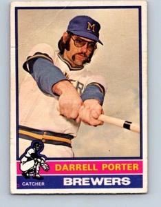 VINTAGE BASEBALL CARD OPC 1976 MILWAUKEE BREWERS DARRELL PORTER - Picture 1 of 2