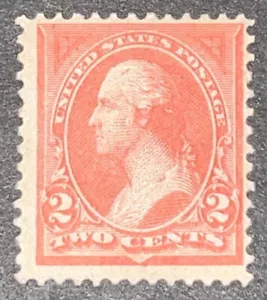 Travelstamps: US Stamps Scott #248 2c Washington Mint Original Gum Hinged - Picture 1 of 5
