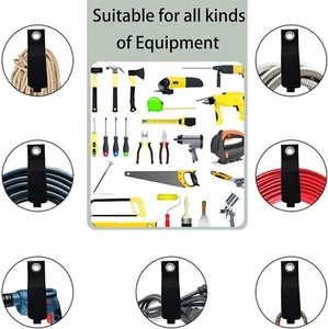 12Pcs Extension Cord Holder Organizer Heavy Duty Storage Straps Large 13 Inch - Picture 1 of 7