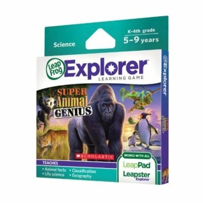 LEAPFROG LEAPSTER LEAPPAD EXPLORER SUPER ANIMAL GENIUS - Image 1 of 2