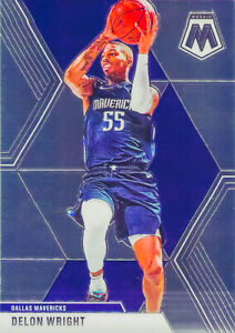 Delon Wright 2019-20 NBA MOSAIC BASKETBALL Chrome Base Card #94 Dallas Mavericks