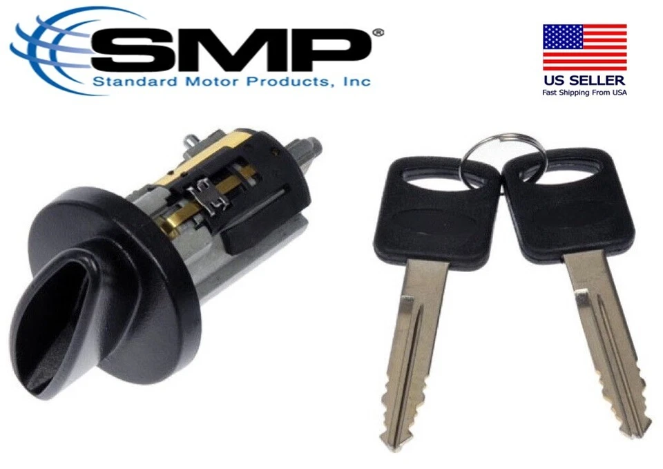 Cilindro de bloqueo de encendido y llaves para Ford Mazda Mercury dos llaves Foto 1 de 4