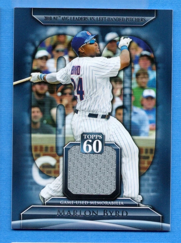 2011 Topps 60 Relic #MB Marlon Byrd Cubs - Image 1 of 1