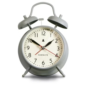 Newgate New Covent Garden Alarm Clock Overcoat Grey Retro Mid-Century Modern - Picture 1 of 2