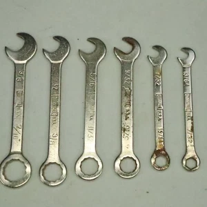 Oxwall Combination Small Wrench Set of 6 From 13/64 to 3/8" - Picture 1 of 10