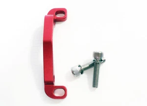 KCNC DB2 Mountain MTB Bicycle Bike Adapter IS/PM Adaptor for 160mm rotor use Red - Picture 1 of 2
