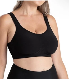 Truekind Supportive Bras No Underwire with Support and Lift Size 3XL Black - Picture 1 of 6