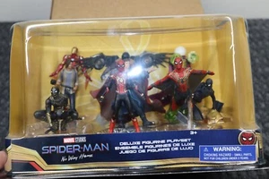 Juego de estatuillas Disney Marvel Spiderman Deluxe 9 piezas Disney Store nuevo sellado - Imagen 1 de 16