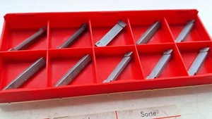 10 Arno 6mm carbide grooving / turning inserts 63002 AK10 ( NC groove system ) - Picture 1 of 2