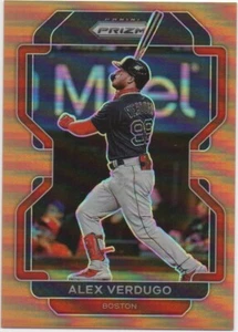 2022 Panini Prizm Baseball ALEX VERDUGO /100 Neon Orange #85 Red Sox - Picture 1 of 2