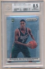 GIANNIS ANTETOKOUNMPO 2013/14 PANINI PRIZM #290 RC ROOKIE BUCKS BGS 8.5 NM-MT+