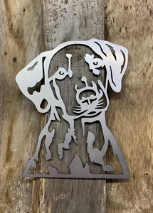 PERRO DÁLMATA ACERO METAL PARED ARTE RAZA CRIADOR PEDIGRÍ DECORACIÓN DEL HOGAR REGALO - Imagen 1 de 2