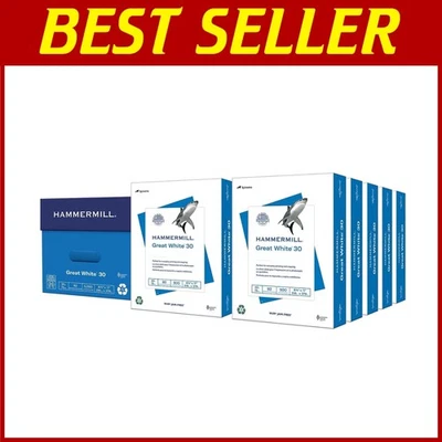 Versatile 8.5 x 11 Copier Paper - 30% Recycled, 5000 Sheets - Image 1 of 4