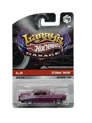 Hot Wheels Larry's Garage 1957 Chevy Bel Air - Diecast Car - Real Riders - Image 1 of 4