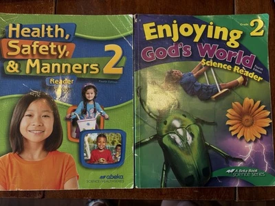 Abeka Grade 2 Lot of 2nd Grade Books: Science Reader, Health Reader - Image 1 of 3