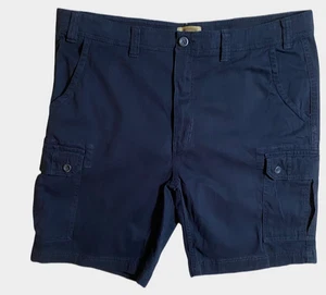 Pantaloncini Foundry Uomo 46 Nero Cargo Comfort Elasticizzati Doppia Tasche Laterali Patta Schiena - Foto 1 di 7