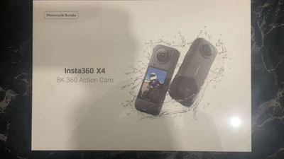 Insta360 X4 360 8K Action Camera - Motorcycle Bundle - NEW - Image 1 of 4
