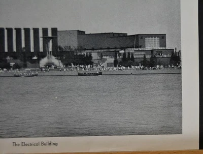 Impresión de arte antiguo Feria Mundial de Chicago The Electrical Building 1933 Historia Foto 1 de 4
