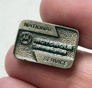 Motorola Communications National Service Lapel Pin Vintage Collectible - Picture 1 of 4