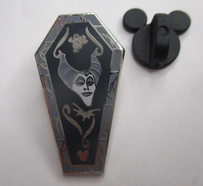 Prendedor de ataúdes de villano Disney Maléfica de La Bella Durmiente Mickey oculto Foto 1 de 2