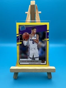 2020-21 Donruss Basketball Tyrese Halliburton Rated Rookie Yellow Flood #231 SSP - Picture 1 of 6