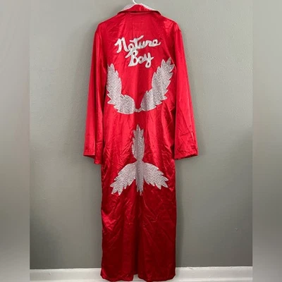 WWE Nature Boy Ric Flair Bata Roja Plateada Talla S Disfraz para Adulto Juegos con disfraces Lucha Libre Foto 1 de 4