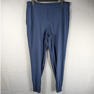 PGA Tour 34x29 Navy Blue Golf Joggers Pants Mens Stretch Tapered Cuffed Athletic - Picture 1 of 2