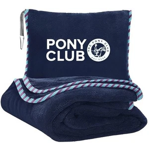 Equetech Official Pony Club 2 in 1 Blanket/Travel Pillow - Picture 1 of 1