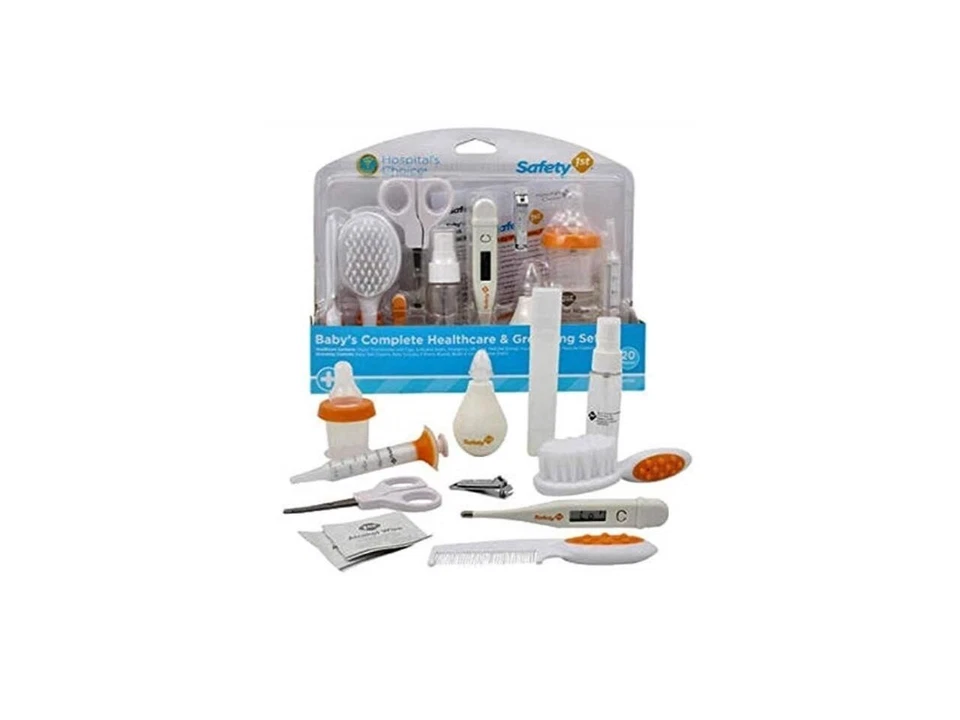 Safety 1st Newborn 20 Pcs Complete Healthcare Grooming Kit Gift Set Baby